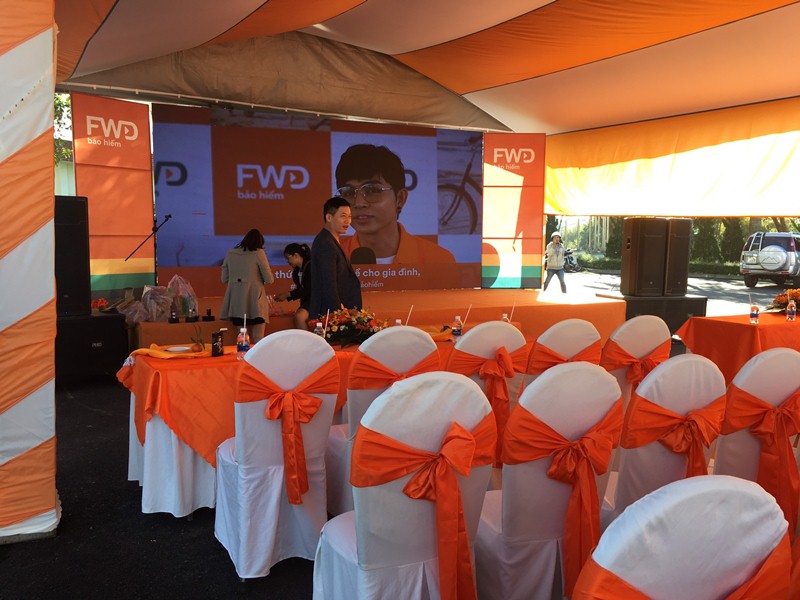 Dịch vụ cho thuê màn hình led, nhà bạt, dù che sự kiện tại Lâm Đồng